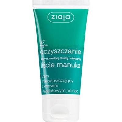 Ziaja Liście Manuka krem mikrozłuszczający z kwasem migdałowym na noc 50 ml