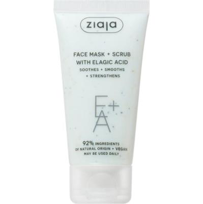 Ziaja Face Mask + Scrub with Elagic Acid maska peelingująca 55 ml