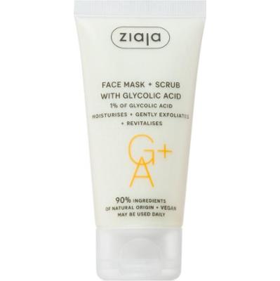 Ziaja Face Mask + Scrub with Glycolic Acid maska peelingująca 55 ml
