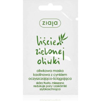 Ziaja Liście Zielonej Oliwki oliwkowa maska kaolinowa z cynkiem oczyszczająco-ściągająca 7 ml