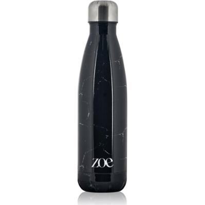 ZOE Stainless Steel Insulated Water Bottle butelka na wodę ze stali nierdzewnej kolor Black 500 ml