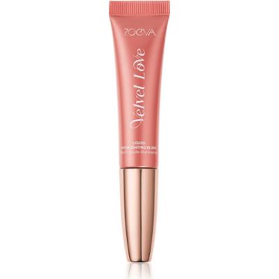 ZOEVA Velvet Love Liquid Highlighting Blush róż w płynie z efektem rozświetlającym odcień Peach Nectar 13 ml