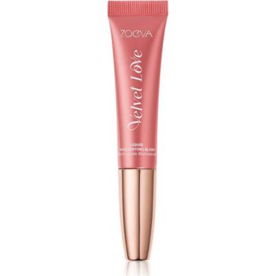 ZOEVA Velvet Love Liquid Highlighting Blush róż w płynie z efektem rozświetlającym odcień Pink Nectar 13 ml