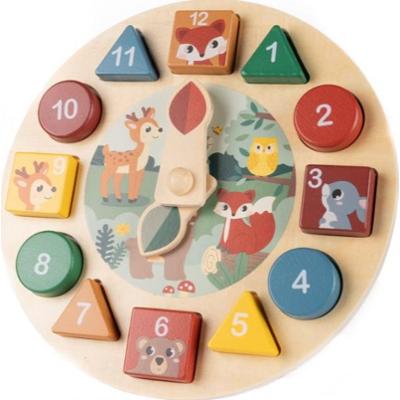 Zopa Wooden Clock zabawka edukacyjna z drewna 1 szt.