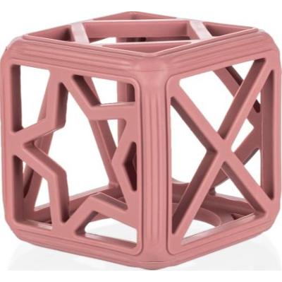 Zopa Silicone Teether Square gryzak 0 m+ Old Pink 1 szt.