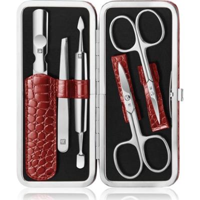 Zwilling Classic Inox zestaw do manicure Red
