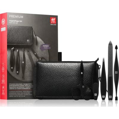 Zwilling Premium Black zestaw do manicure dla mężczyzn