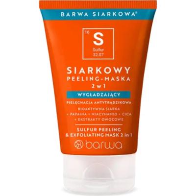 Barwa Siarkowa siarkowy peeling&maska 2w1 wygładzający
