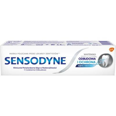 Sensodyne Whitening Wyrób medyczny pasta do zębów z fluorkiem odbudowa i ochrona 75 ml