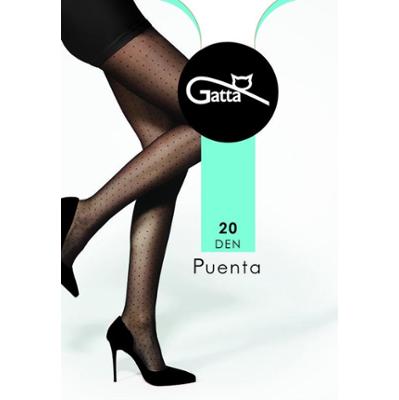 Gatta Puenta 20 den Rajstopy wzór nero r2, 1szt.