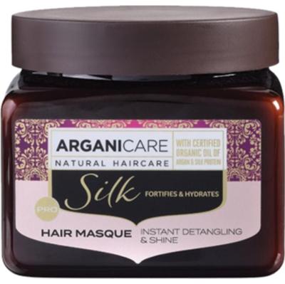 Arganicare Silk maska rozplątująca włosy z jedwabiem 500 ml