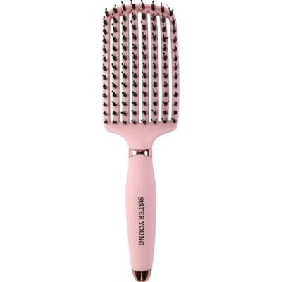 Sister Young Ovia Pink szczotka do włosów z włosiem dzika 1 szt.
