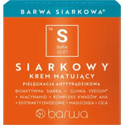 Barwa Siarkowa siarkowy krem matujący 50 ml