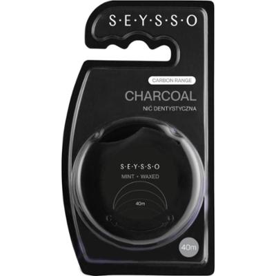 Seysso Carbon Nić Dentystyczna z Aktywnym Węglem 40 m