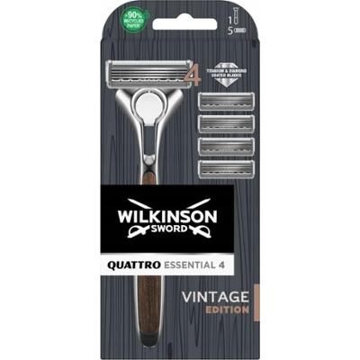 Wilkinson Sword Quattro Essential 4 Vintage Edition maszynka do golenia 1 sztuka