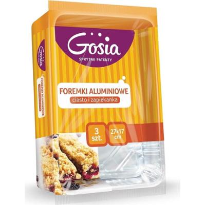 Gosia foremki aluminiowe do pieczenia ciast 3szt