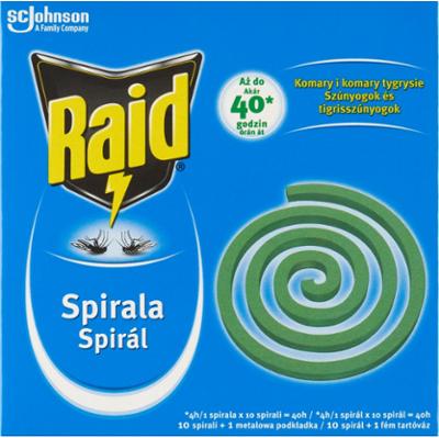 Raid Spirala owadobójcza przeciw komarom 115 g (10 x 11,5 g)