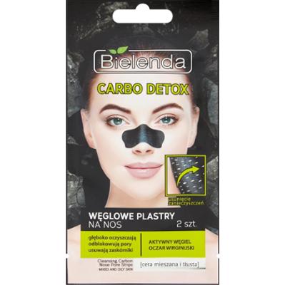 Bielenda Carbo Detox Węglowe plastry na nos 2 sztuki
