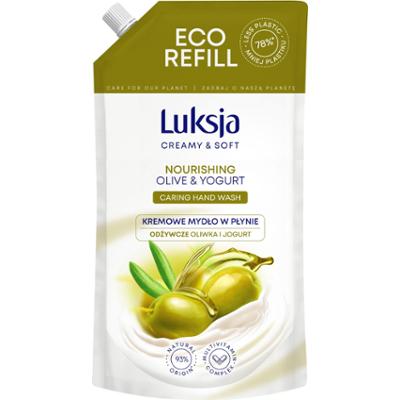 Luksja Creamy & Soft Kremowe mydło w płynie odżywcze oliwka i jogurt 900 ml