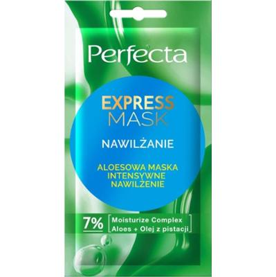 Perfecta Express Mask Aloesowa maska intensywnie nawilżająca 8 ml