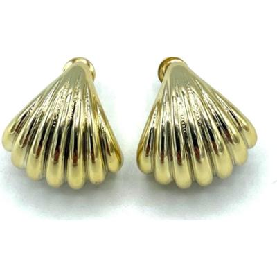 Cat&Cat kolczyki sztyfty złote muszelki