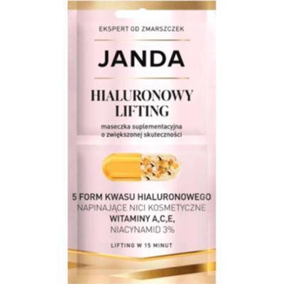 Janda maseczka suplementacyjna Hialuronowy Lifting 2 x 4 ml