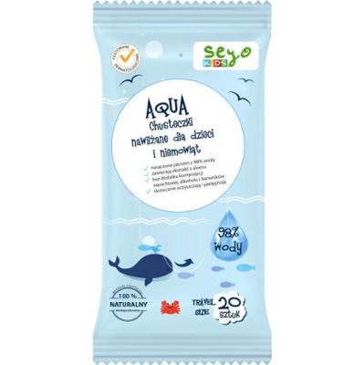 Seyo Kids Aqua 98% Wody Chusteczki 20Szt