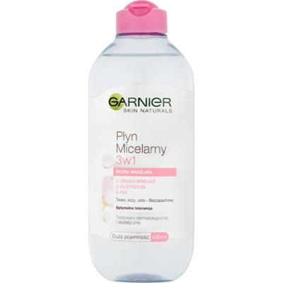 Garnier Skin Naturals Płyn micelarny 3w1 skóra wrażliwa 400 ml
