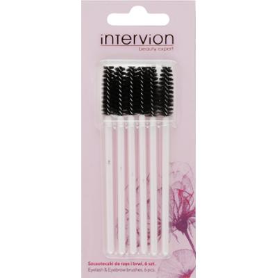 Intervion szczoteczka do rzęs i brwi 6 szt.