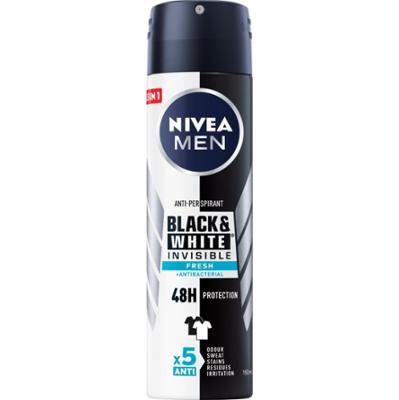 Nivea Black&White Invisible Fresh Antyperspirant Spray 150 ml