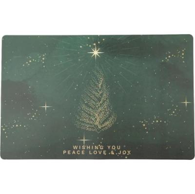 Altom Design Złota Gwiazdka mata podkładka na stół świąteczna 1 sztuka