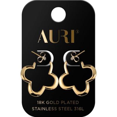 Auri kolczyki czterolistna koniczyna 2 sztuki