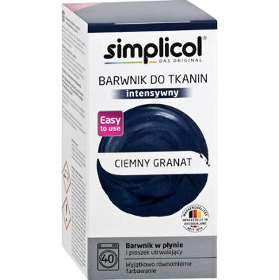 Simplicol Barwnik Do  Tkanin Intensywny Ciemny Granat 560G