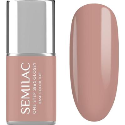 Semilac S210 Lakier Hybrydowy 3w1 One Step Glossy French Beige 7 ml