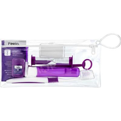 Feelo Ortho zestaw ortodontyczny w kosmetyczce Fioletowy
