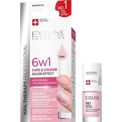 Eveline odżywka do paznokci 6w1 Nail Therapy Professional Pink 5 ml