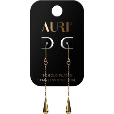 Auri kolczyki wiszące damskie Wisząca Łezka Na Łańcuszku