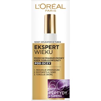L'Oréal Paris Ekspert Wieku Przeciwzmarszczkowy krem odbudowujący pod oczy 60+ 15 ml