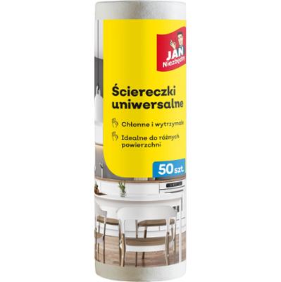 Jan Niezbędny Ściereczki uniwersalne 50 sztuk