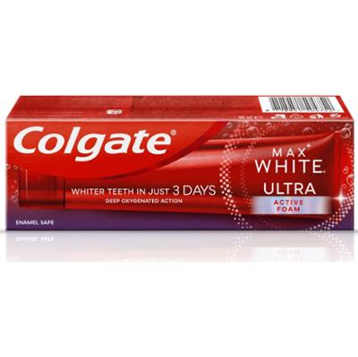 Colgate Max White Ultra Active Foam wybielająca pasta do zębów 50ml