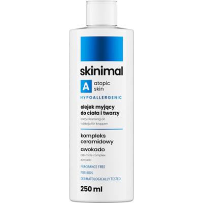 Skinimal Atopic Skin olejek myjący do ciała i twarzy 250 ml