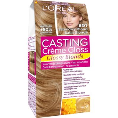 L'Oreal Paris Casting Creme Gloss Farba do włosów 801 satynowy blond