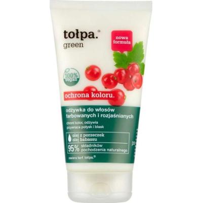 TOŁPA GREEN Ochronna odżywka do włosów farbowanych i rozjaśnianych, olej z porzeczek i babassu, Vegan, 150 ml