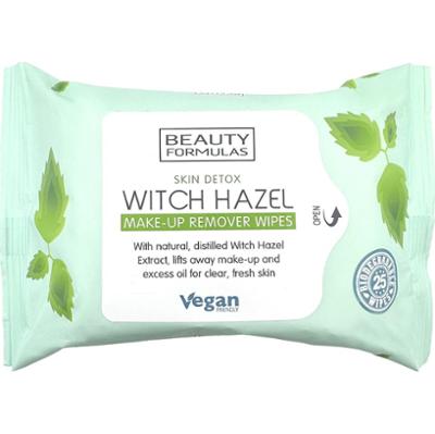 Beauty Formulas chusteczki do demakijażu z oczarem wirginijskim 25 szt.