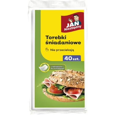 JAN NIEZBĘDNY torebki śniadaniowe 40 sztuk