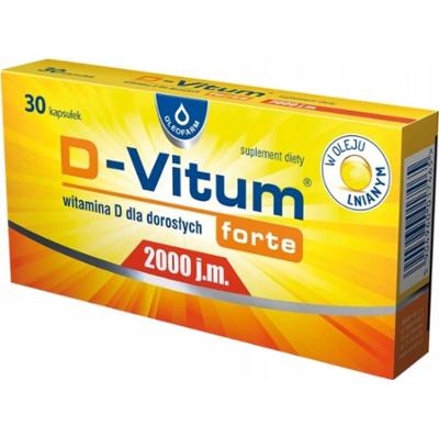 D-Vitum Forte witamina D 2000 j.m. 30 kapsułek