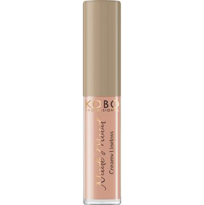 Kobo nude mood błyszczyk creamy lipgloss 02