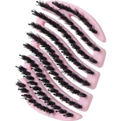 Sister Young Mila Pink szczotka do włosów z włosiem dzika 1 szt.