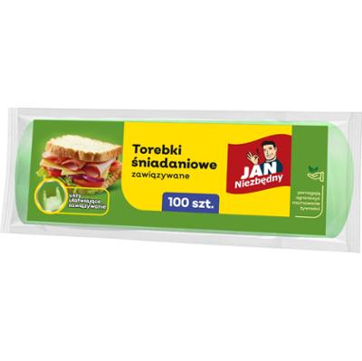 Jan Niezbędny Torebki zawiązywane śniadaniowe 100 sztuk