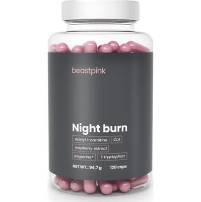 GymBeam Night Burn BeastPink 120 sztuk